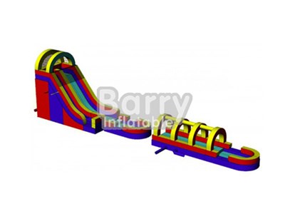 Cheap Price Giant Inflatable Wet or Dry Slide Manufacturer BY-WDS-006